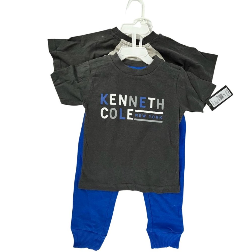 Kenneth Cole New York Toddler Boys 3pcs Tee Pant Set Size 4T $48 - Picture 2 of 2